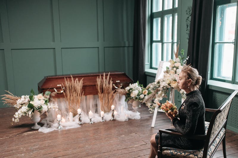 Couronne mortuaire interflora — Couronne Éternité